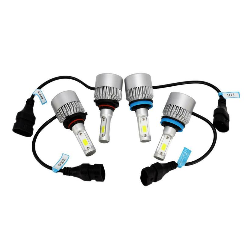 H13 9008 1000W 150000LM LED Headlight Bulbs Kits 6K Hi/Lo Dual BEAM VS HID 55W