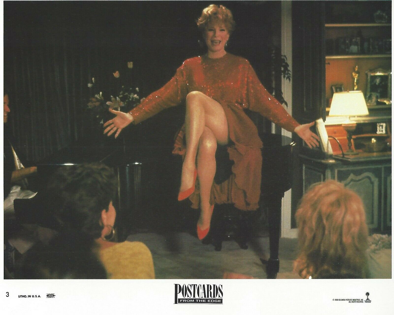 Post Cards From The Edge Original 8x10 Lobby Card Poster 1990 Photo #3 Maclaine