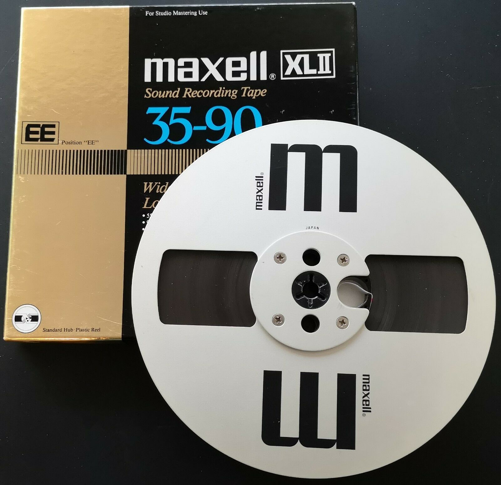 MAXELL XLII EE 35-90 On MR-7-inch Metal Take Up Reel To Reel Tape