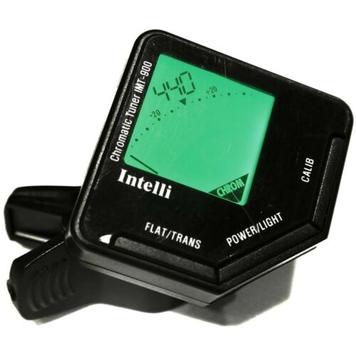 Intelli Imt-900 Clip-on Chromatic Tuner W/ Transposing For All Instruments
