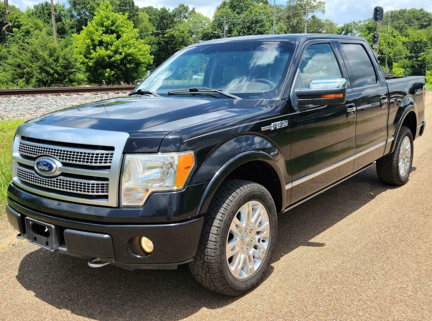 2010 Ford F-150 Platinum Heated/cooled Seats Backup Cam Chrome Pkg Power Pedals/column/folding Mirrors